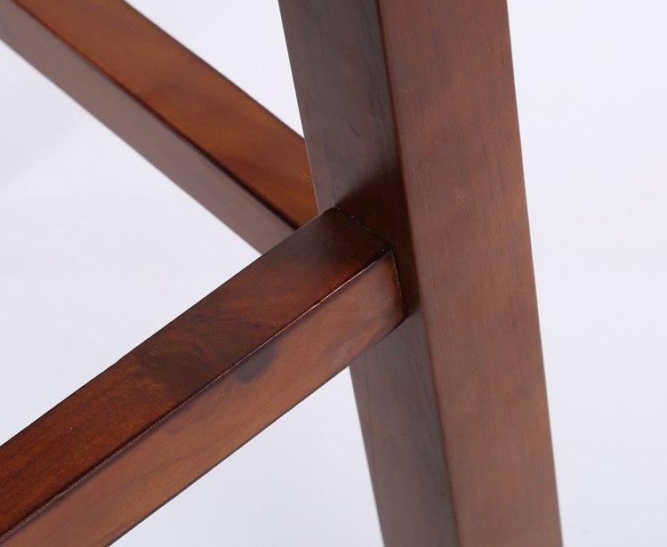 Custom produce pattern PU leather upholstered bar chair