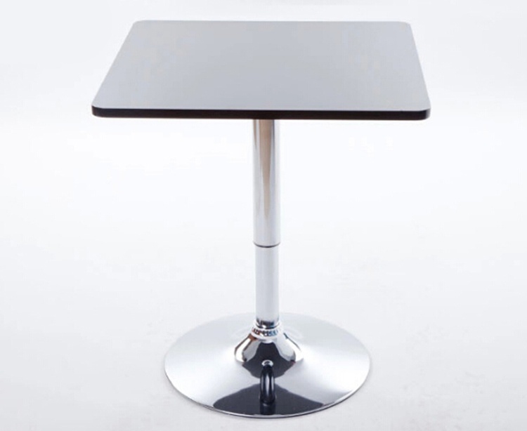 Custom produce club and bar round plywood bar table,top quality black round plywood bar table