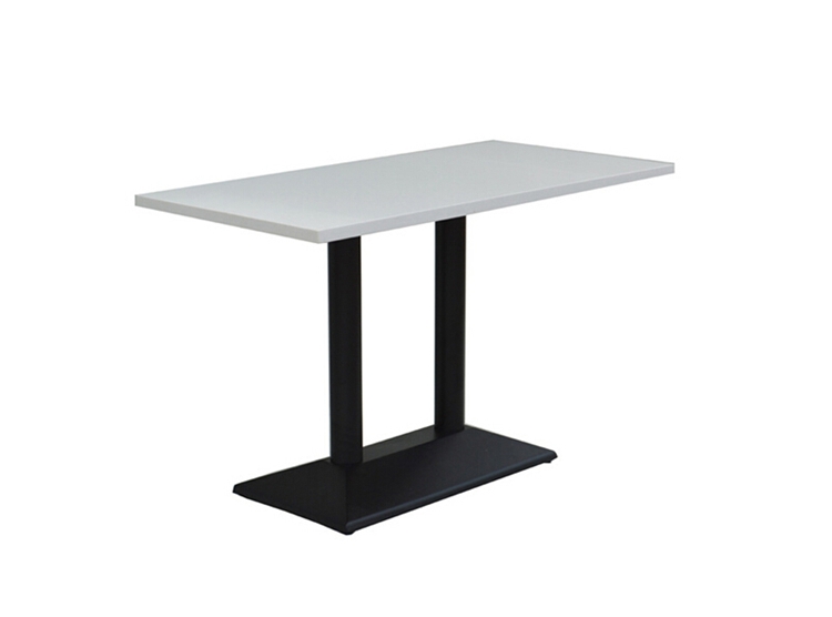 2016 modern and sample dining room black plywood table,rectangle plywood dinner table top and Y shape table legs